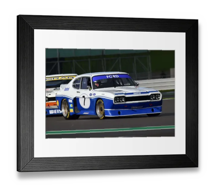 Framed Print : CM32 3375 Gary Pearson, Ford Capri RS3100 Framed Print : CM32 3375 Gary Pearson, Ford Capri RS3100