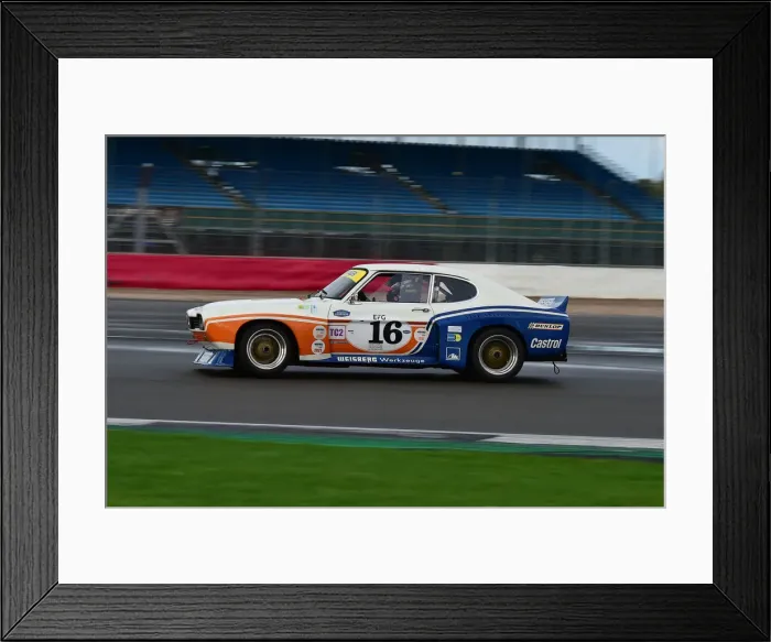 Framed Print : CM32 3430 Steve Dance, Ford Capri Framed Print : CM32 3430 Steve Dance, Ford Capri