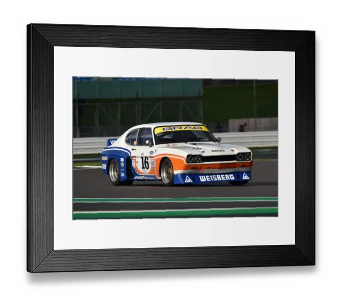 Framed Print : CM32 3376 Steve Dance, Ford Capri