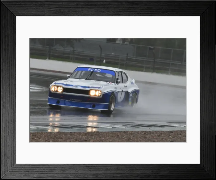 Framed Print : CJ10 2257 Gary Pearson, Ford Capri RS3100 Framed Print : CJ10 2257 Gary Pearson, Ford Capri RS3100