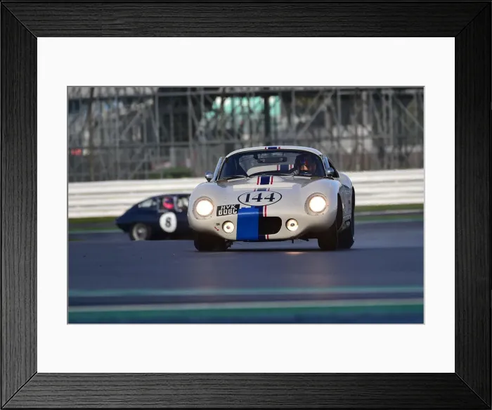Framed Print : CM32 3078 Matt Wrigley, Paul Pochciol, Oliver Bryant, Shelby Daytona Cobra Coupe