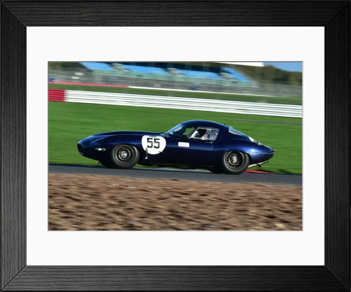 Framed Print : CM32 3927 Martin Melling, Mark Burton, Jason Minshaw, Jaguar E-Type Low Drag