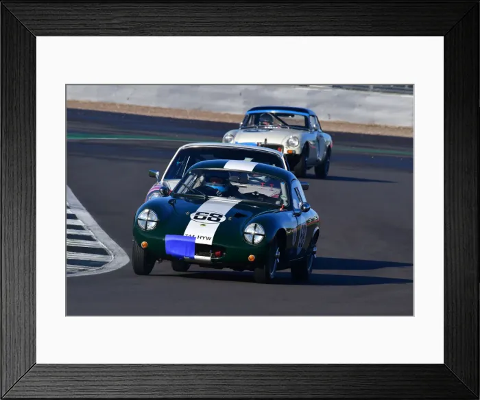 Framed Print : CJ10 2549 Marc Gordon, Nick Finburgh, Lotus Elite