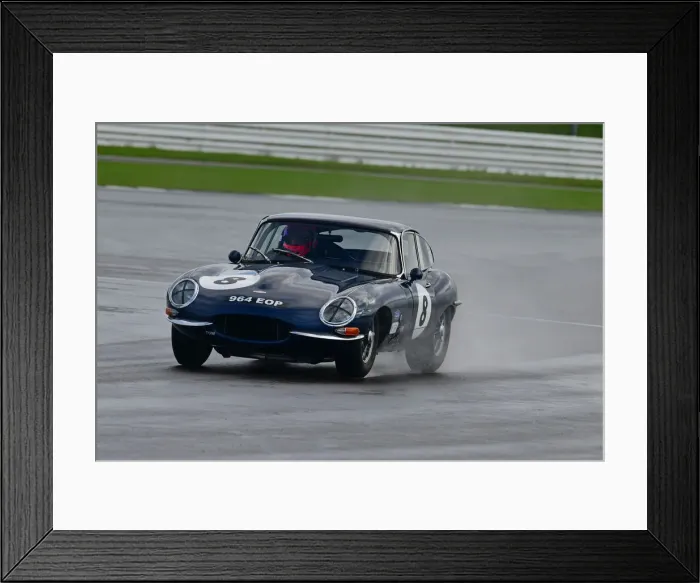 Framed Print : CJ10 2355 John Clark, Gordon Mutch, Jaguar E-Type FHC Framed Print : CJ10 2355 John Clark, Gordon Mutch, Jaguar E-Type FHC