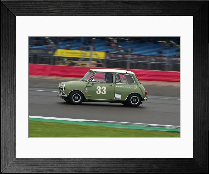 Framed Print : CM31 5947 Matthew Page, Morris Mini Cooper S Framed Print : CM31 5947 Matthew Page, Morris Mini Cooper S