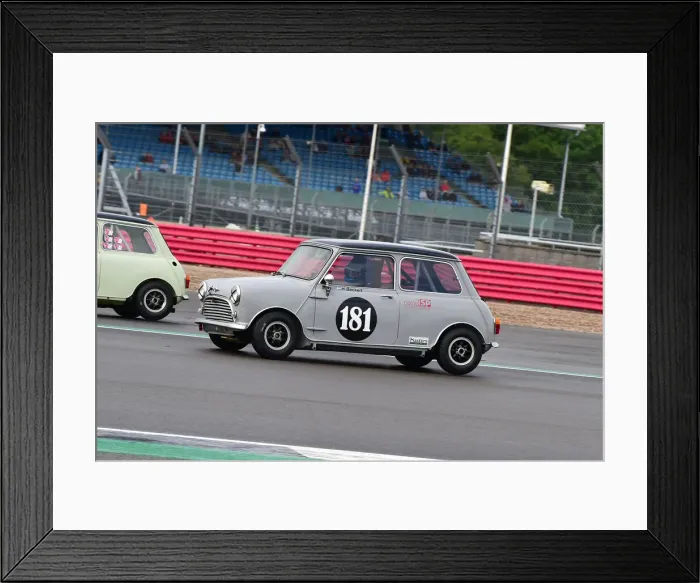 Framed Print : CM31 5825 Hans Beckert, Morris Mini Cooper S Framed Print : CM31 5825 Hans Beckert, Morris Mini Cooper S