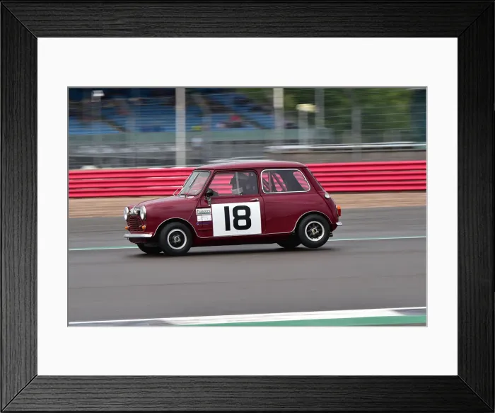 Framed Print : CM31 5878 Aaron Smith, Austin Mini Cooper S