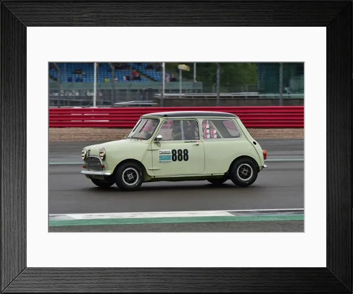 Framed Print : CM31 5967 Daniel Wheeler, Austin Mini Cooper S Framed Print : CM31 5967 Daniel Wheeler, Austin Mini Cooper S