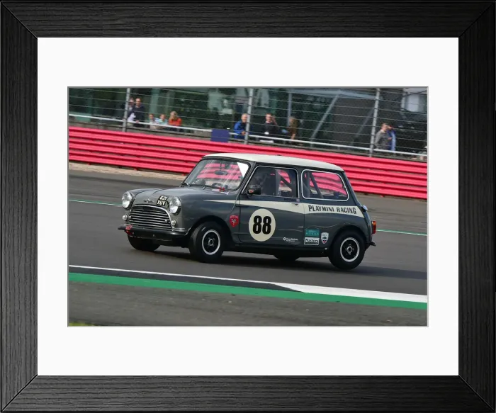 Framed Print : CM31 6937 Nick Paddy, Austin Mini Cooper S Framed Print : CM31 6937 Nick Paddy, Austin Mini Cooper S