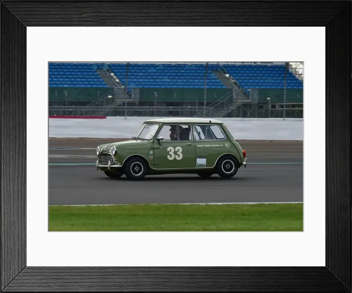 Framed Print : CM31 7127 Matthew Page, Morris Mini Cooper S Framed Print : CM31 7127 Matthew Page, Morris Mini Cooper S