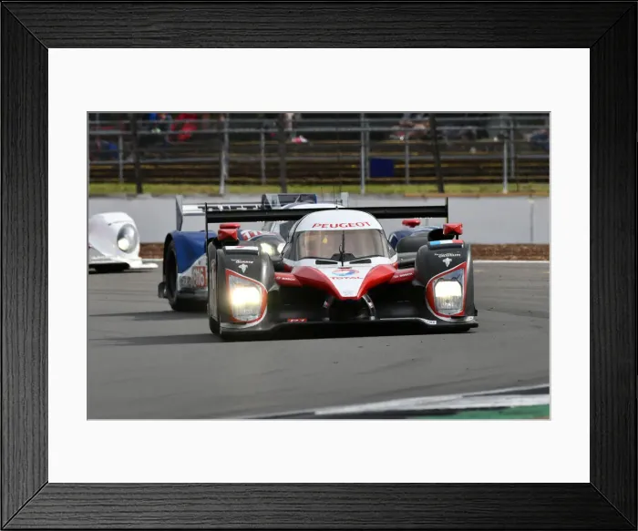 Framed Print : CJ9 3829 Francois Perrodo, Peugeot 908