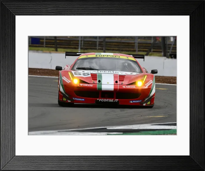Framed Print : CJ9 3824 Xavier Tancogne, Ferrari 458 GTE Framed Print : CJ9 3824 Xavier Tancogne, Ferrari 458 GTE