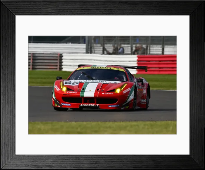 Framed Print : CJ9 2666 Xavier Tancogne, Ferrari 458 GTE Framed Print : CJ9 2666 Xavier Tancogne, Ferrari 458 GTE