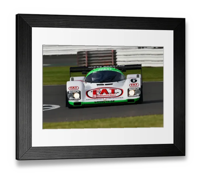 Framed Print : CJ9 2653 Lukas Halusa, Porsche 962 Framed Print : CJ9 2653 Lukas Halusa, Porsche 962