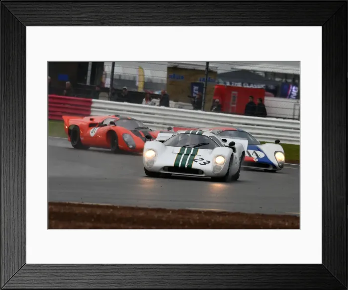 Framed Print : CJ9 2974 Gary Pearson, Alex Brundle, Lola T70 MK3B Framed Print : CJ9 2974 Gary Pearson, Alex Brundle, Lola T70 MK3B