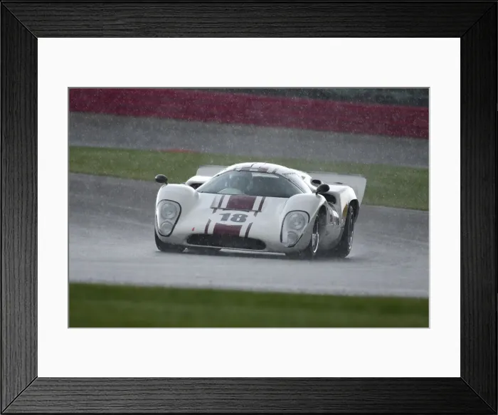 Framed Print : CJ9 2973 Mark Dwyer, Neil Glover, Lola T70 MK3B Framed Print : CJ9 2973 Mark Dwyer, Neil Glover, Lola T70 MK3B