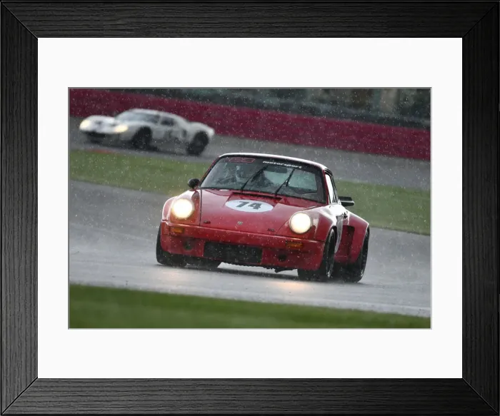Framed Print : CJ9 2968 Mark Bates, James Bates, Porsche 911 RSR Framed Print : CJ9 2968 Mark Bates, James Bates, Porsche 911 RSR