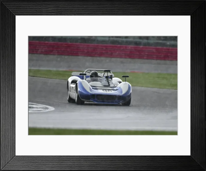 Framed Print : CJ9 2958 Tiff Needell, John Spiers, McLaren M1B