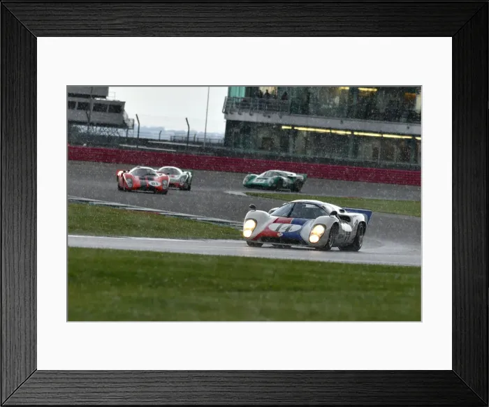 Framed Print : CJ9 2940 Oliver Bryant, Lola T70 MK3B
