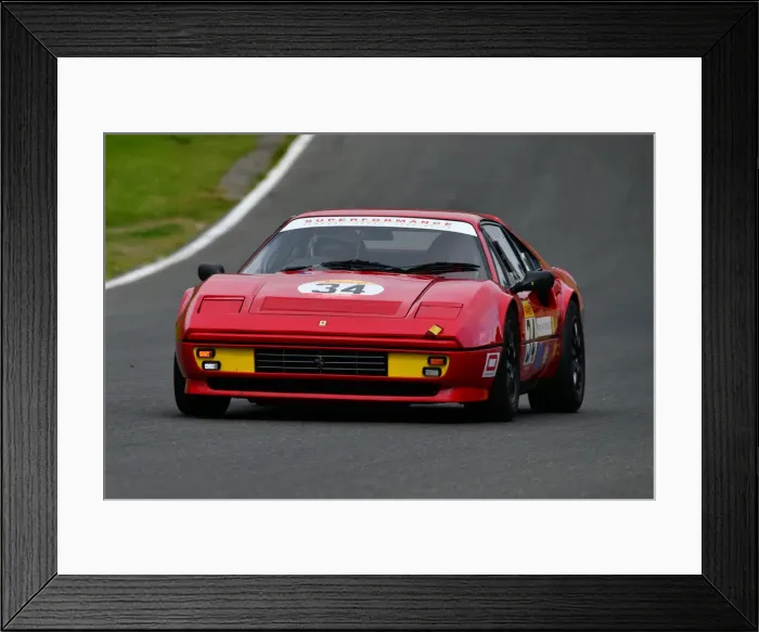 Framed Print : CJ9 4078 Gary Culver, Ferrari 328 GTB