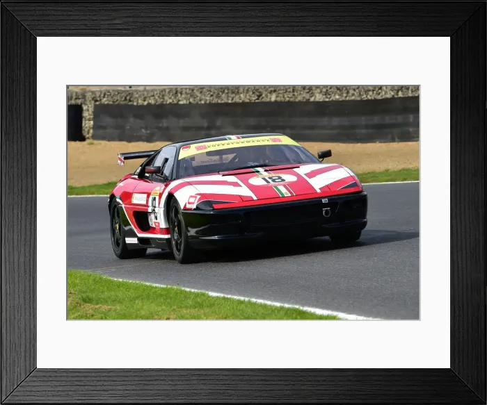 Framed Print : CM31 7149 Darren Mills, Ferrari F355 Challenge