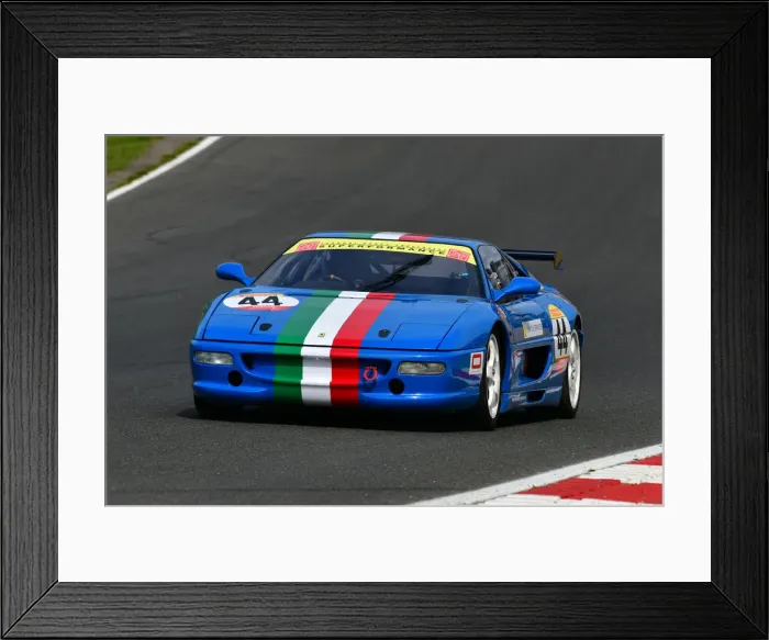 Framed Print : CJ9 4060 Christopher Compton-Goddard, Ferrari F355 Challenge