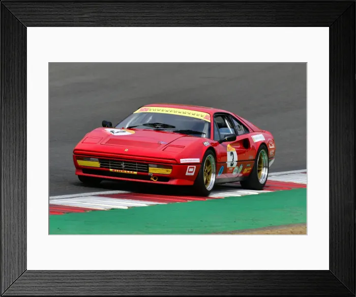 Framed Print : CJ9 4045 Nick Cartwright, Ferrari 328 GTB