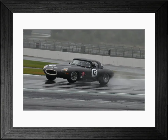 Framed Print : CJ9 3493 Ed Thurston, Tony Best, Jaguar E-Type semi-lightweight Framed Print : CJ9 3493 Ed Thurston, Tony Best, Jaguar E-Type semi-lightweight