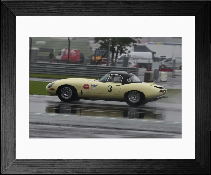 Framed Print : CJ9 3477 Mark Russell, Tony Jardine, Jaguar E-Type Framed Print : CJ9 3477 Mark Russell, Tony Jardine, Jaguar E-Type