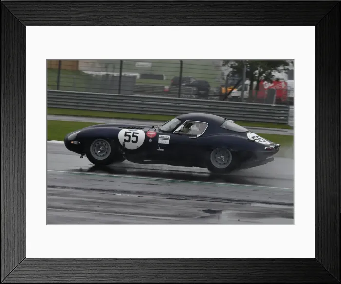 Framed Print : CJ9 3472 Jason Minshaw, Martin Melling, Jaguar E-Type Low Drag