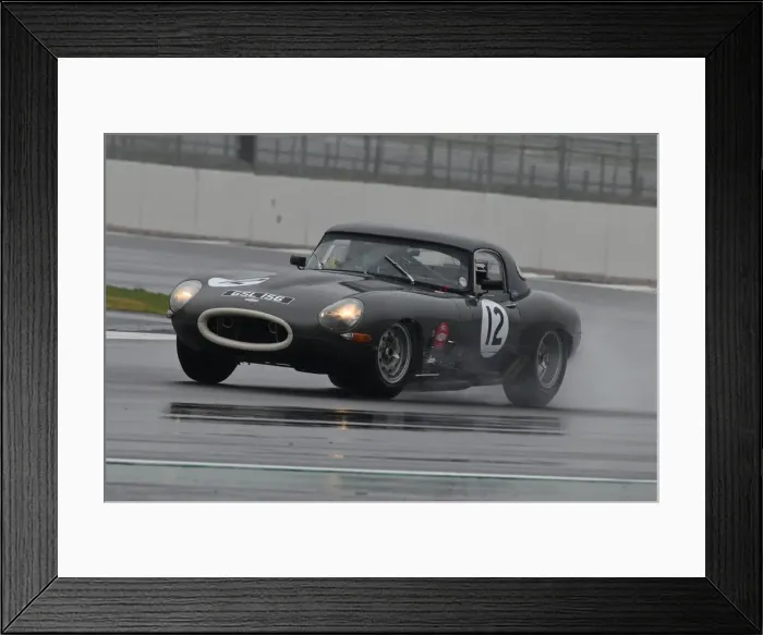 Framed Print : CJ9 3457 Ed Thurston, Tony Best, Jaguar E-Type semi-lightweight Framed Print : CJ9 3457 Ed Thurston, Tony Best, Jaguar E-Type semi-lightweight