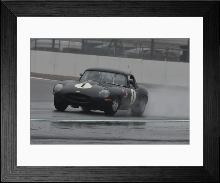 Framed Print : CJ9 3450 Martin Brundle, Alex Brundle, Jaguar E-Type Lightweight Framed Print : CJ9 3450 Martin Brundle, Alex Brundle, Jaguar E-Type Lightweight