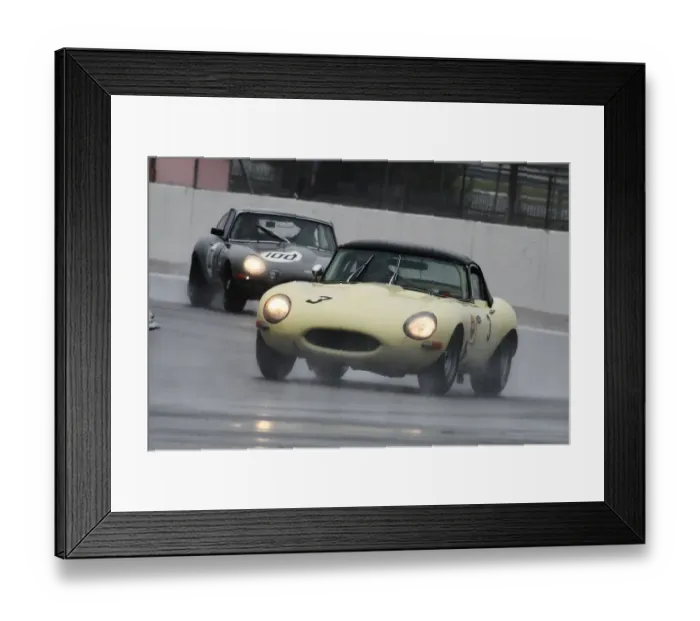 Framed Print : CJ9 3440 Mark Russell, Tony Jardine, Jaguar E-Type Framed Print : CJ9 3440 Mark Russell, Tony Jardine, Jaguar E-Type
