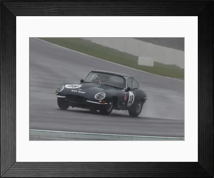 Framed Print : CJ9 3414 John Clark, Jaguar E-Type FHC Framed Print : CJ9 3414 John Clark, Jaguar E-Type FHC