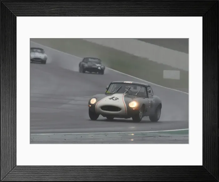 Framed Print : CJ9 3397 James Thorpe, Phil Quaife, Jaguar E-Type