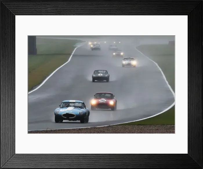 Framed Print : CJ9 3311 Nigel Greensall, Jonathon Hughes, Jaguar E-Type