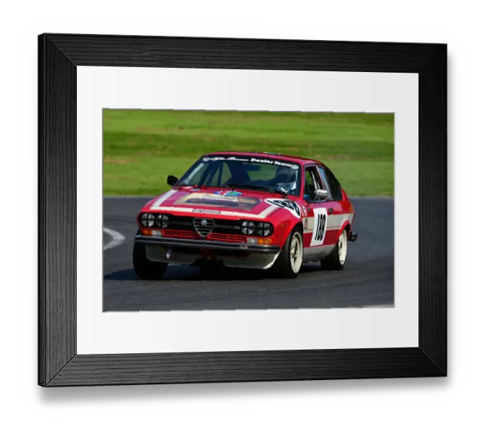Framed Print : CJ9 4750 Micky Bolton, Alfa Romeo Alfetta GT