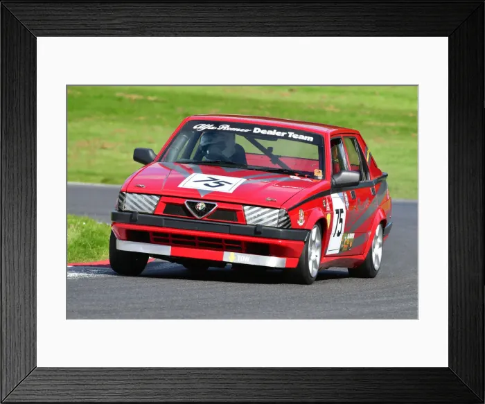 Framed Print : CJ9 4715 James Wright, Alfa Romeo 75 Framed Print : CJ9 4715 James Wright, Alfa Romeo 75
