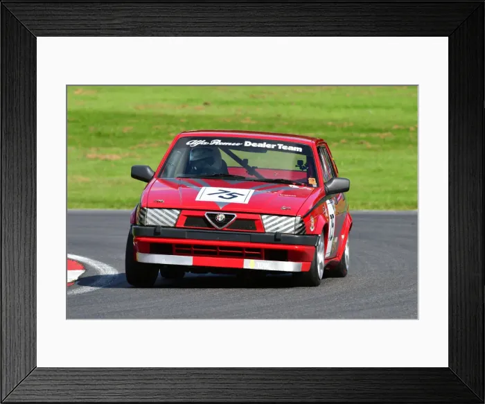 Framed Print : CJ9 4735 James Wright, Alfa Romeo 75 Framed Print : CJ9 4735 James Wright, Alfa Romeo 75