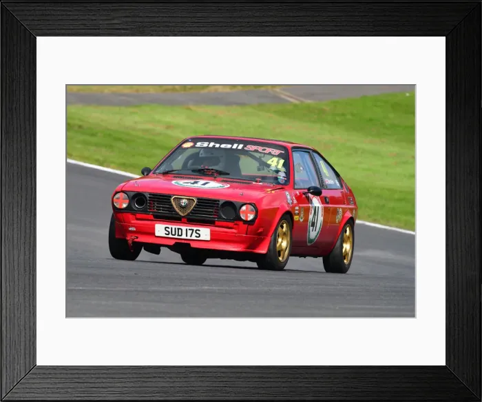 Framed Print : CJ9 4640 Richard Ibrahim, Alfa Romeo Alfasud Sprint