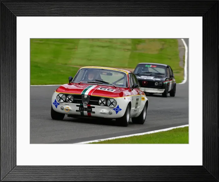 Framed Print : CJ9 3987 John Symes, Alfa Romeo GTAm Replica Framed Print : CJ9 3987 John Symes, Alfa Romeo GTAm Replica