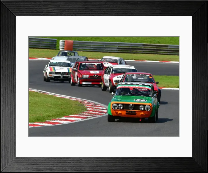 Framed Print : CJ9 4569 Ben Colburn, Alfa Romeo 1750 Berlina
