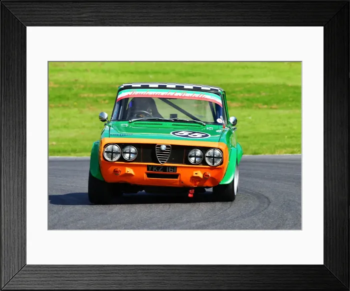 Framed Print : CJ9 4713 Ben Colburn, Alfa Romeo 1750 Berlina