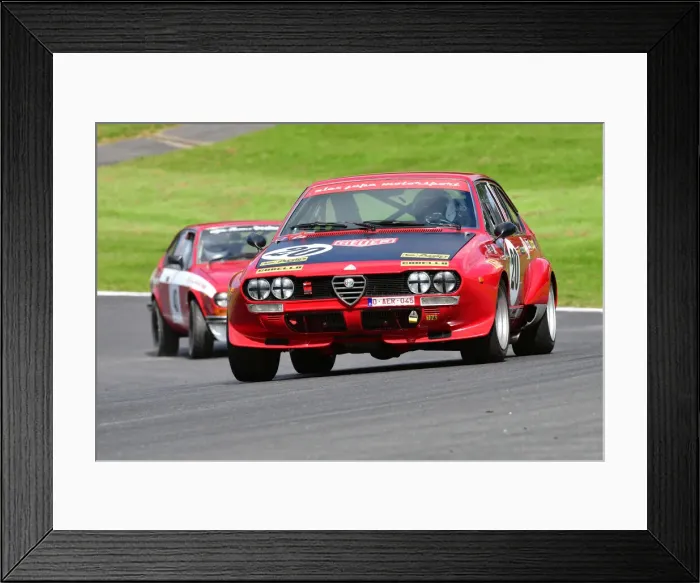 Framed Print : CJ9 4654 Jeff Byloos, Alfa Romeo Alfetta GTV