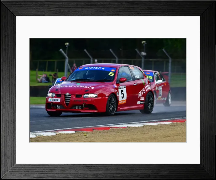 Framed Print : CJ9 4978 Graham Seager, Alfa Romeo 147 GTA Framed Print : CJ9 4978 Graham Seager, Alfa Romeo 147 GTA