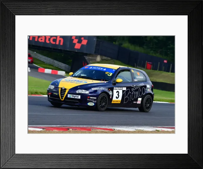 Framed Print : CJ9 4957 Emma Karwacki, Alfa Romeo 147 Framed Print : CJ9 4957 Emma Karwacki, Alfa Romeo 147