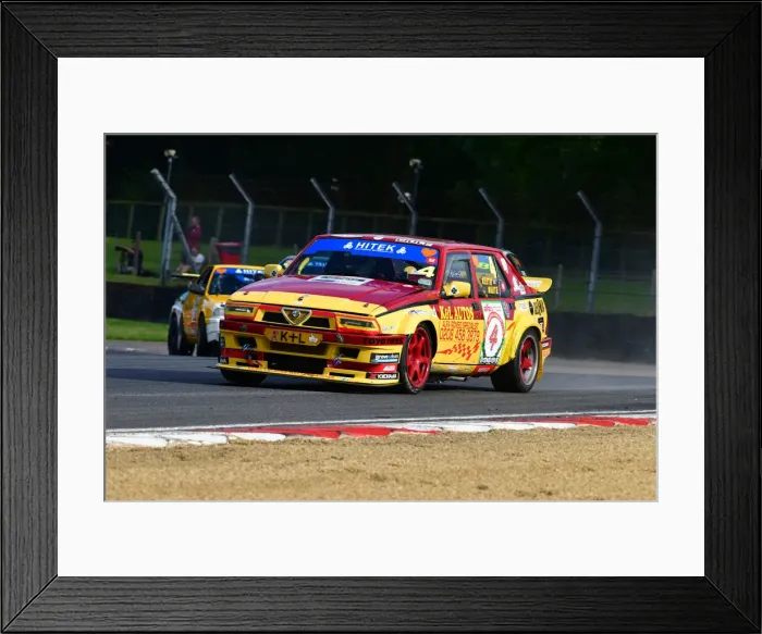 Framed Print : CJ9 4934 Keith Waite, Alfa Romeo 75 Framed Print : CJ9 4934 Keith Waite, Alfa Romeo 75