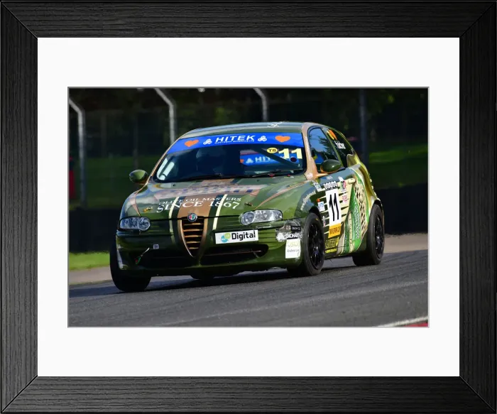 Framed Print : CJ9 4898 Andrew Fulcher, Alfa Romeo 147 Framed Print : CJ9 4898 Andrew Fulcher, Alfa Romeo 147