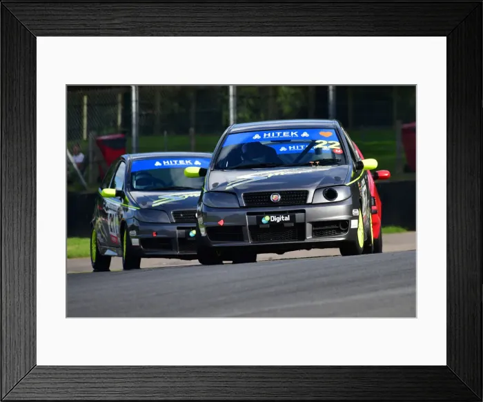 Framed Print : CJ9 4890 Chris McFie, FIAT Punto Abarth