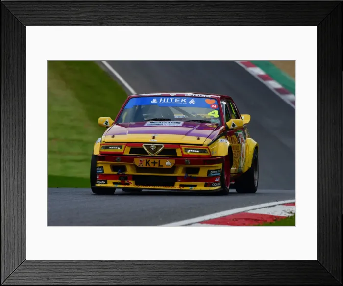 Framed Print : CJ9 4218 Keith Waite, Alfa Romeo 75 Framed Print : CJ9 4218 Keith Waite, Alfa Romeo 75